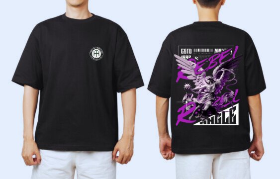 Oversized men's t-shirt premium 100% cotton