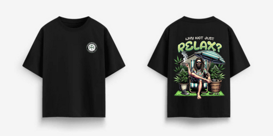 oversized t-shirt back print premium cotton