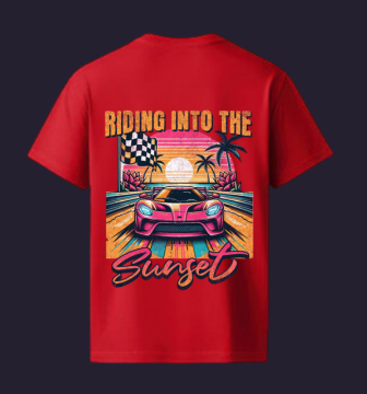 Red Oversized tshirt premium 100% cotton