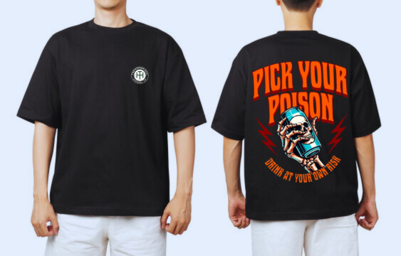 Printed oversized t-shirt for men's