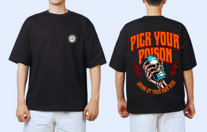 Printed oversized t-shirt for men's