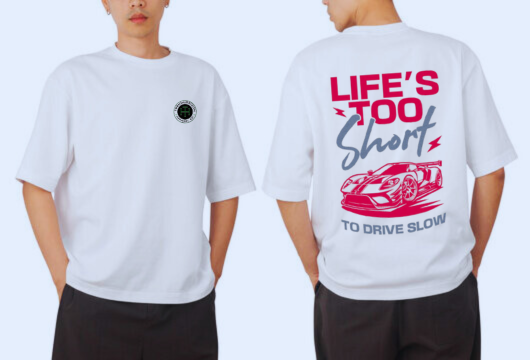 Oversized premium cotton t-shirt for men's