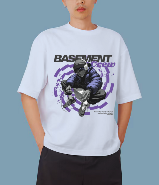 Men's casual oversized t-shirt premium cotton