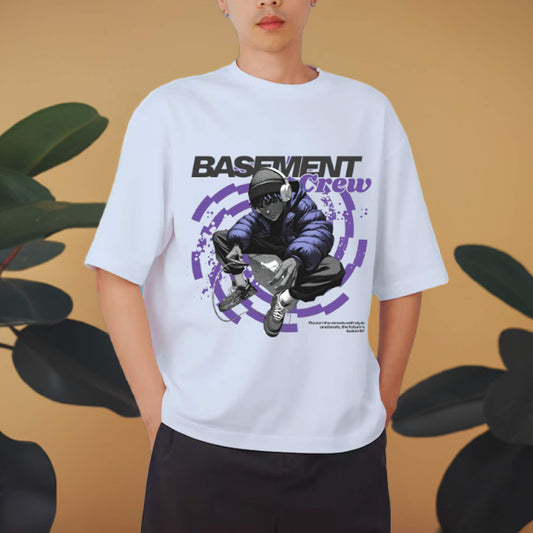 Men's casual oversized t-shirt premium cotton